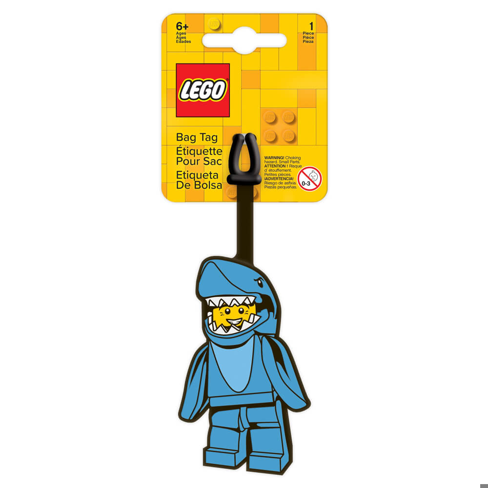 LEGO Shark Suit Guy Bag Tag